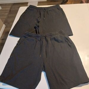 2 pairs Mens XL Cotton Shorts Everyday active shorts